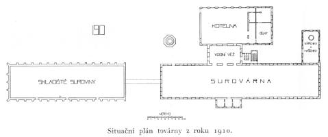 Situan pln tovrny z roku 1910